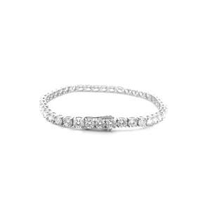 14K Gold Lab Grown 4.2MM Diamond Tennis Bracelet