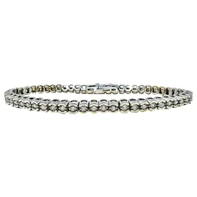 14K White Gold Diamond Tennis Bracelet