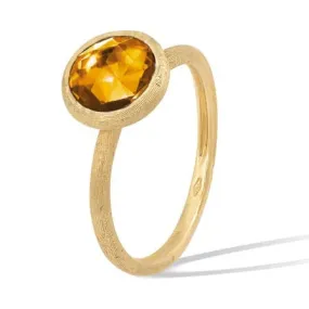 18K Jaipur Yellow Citrine Stackable Ring - AB632 QG01 Y 02