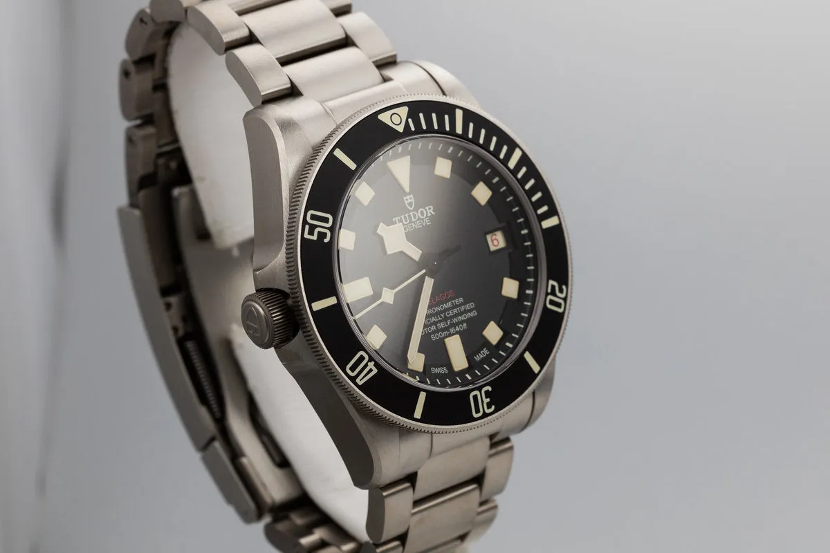 2016 Tudor Titanium Left Wind Pelagos I677222 with Box and Papers