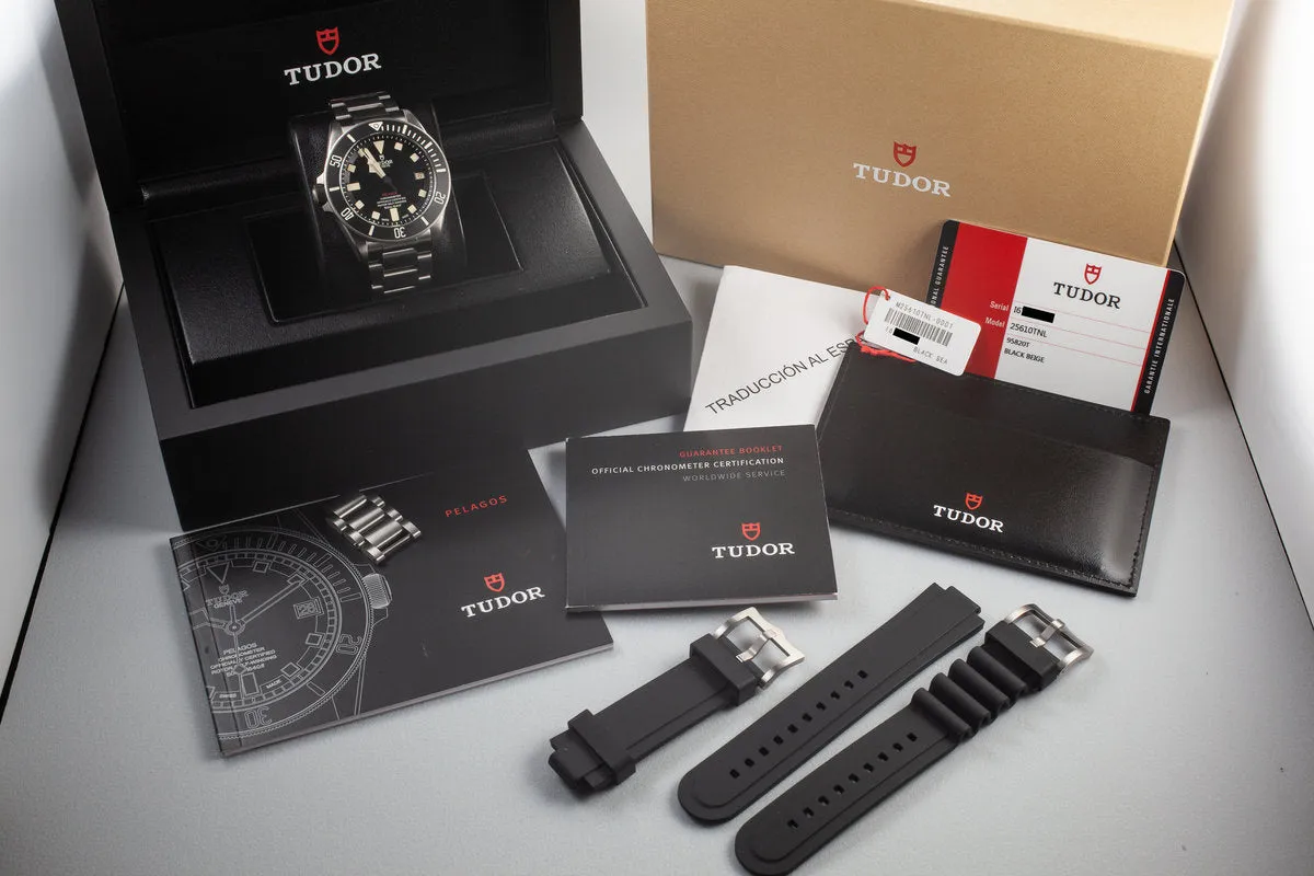 2016 Tudor Titanium Left Wind Pelagos I677222 with Box and Papers