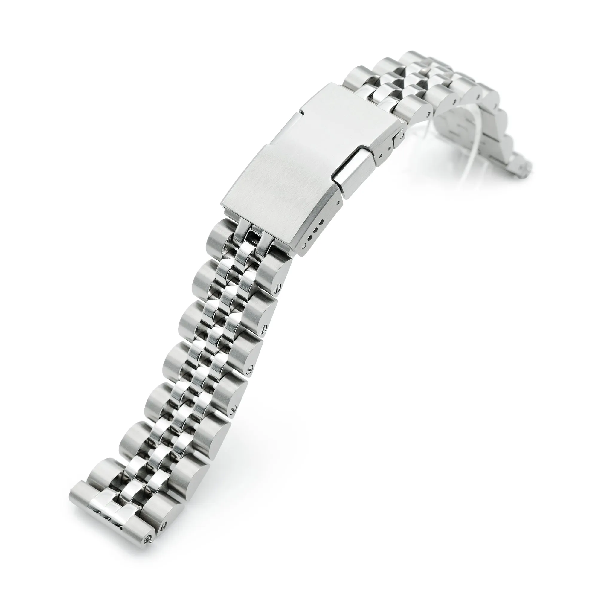 20mm Angus-O2 QR Titanium Watch Band Straight End Quick Release, Brushed Slinea Clasp