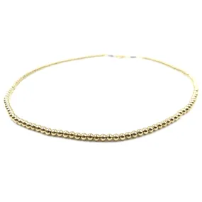 3mm 14K Gold Filled Waterproof Necklace