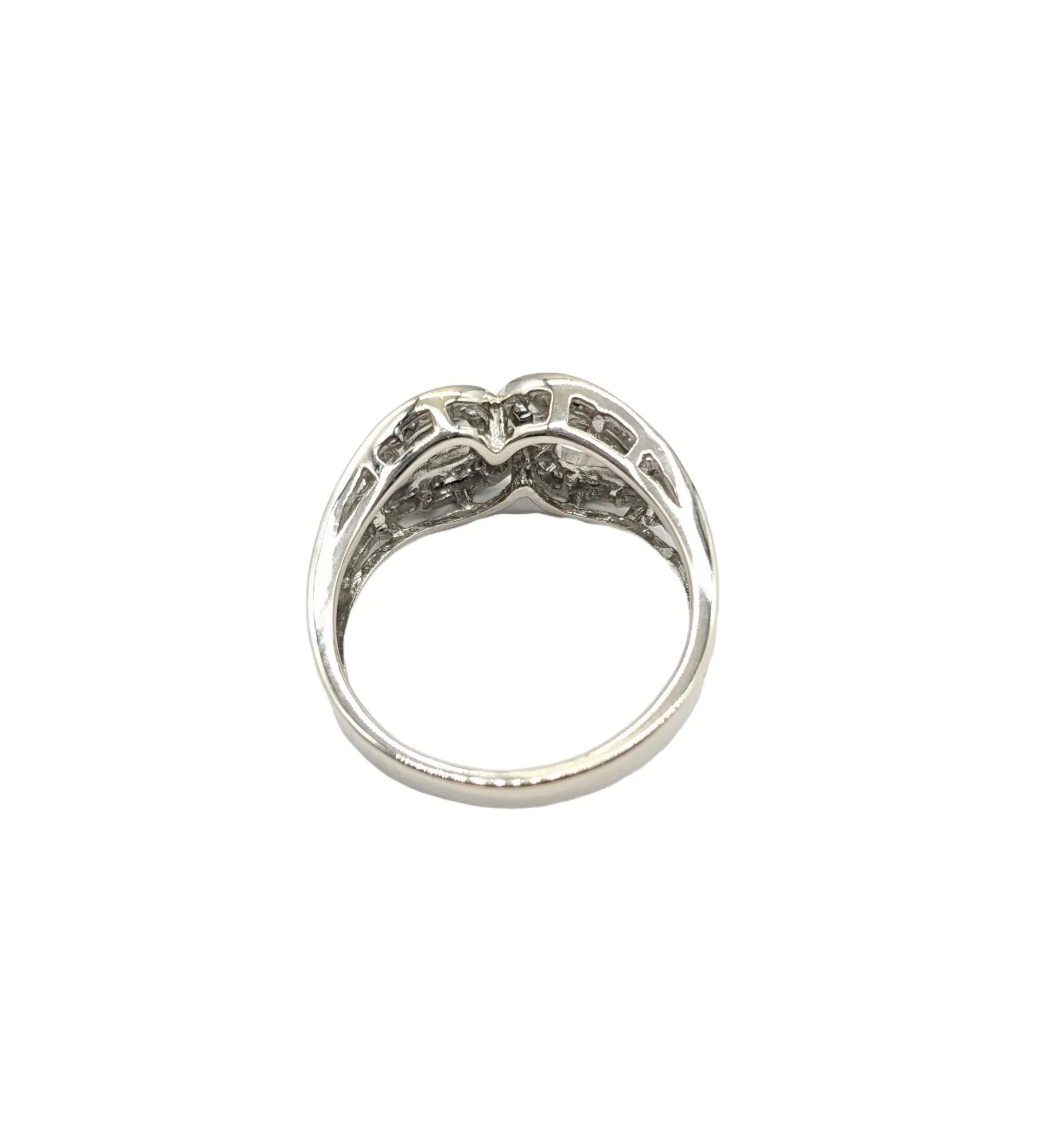 80 Point Total Weight Diamond Split Channel Ring