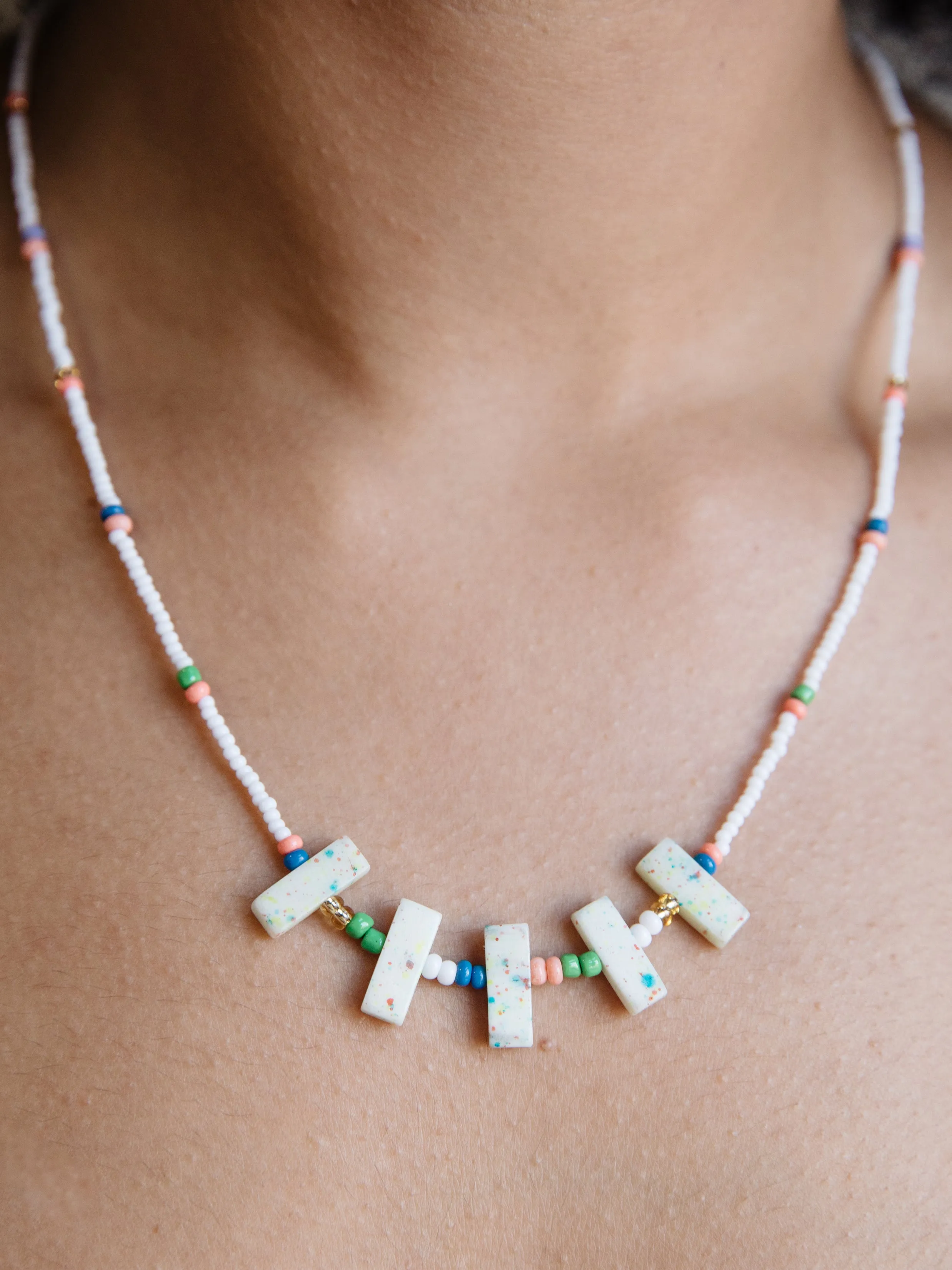 Amelia Speckly Necklace - Multi