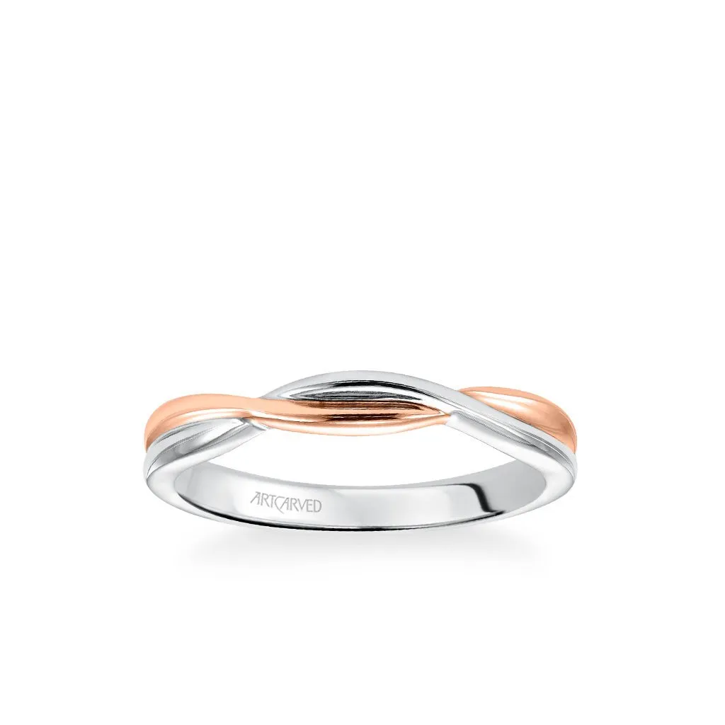 Artcarved "Solitude" Twist High Polish Wedding Band