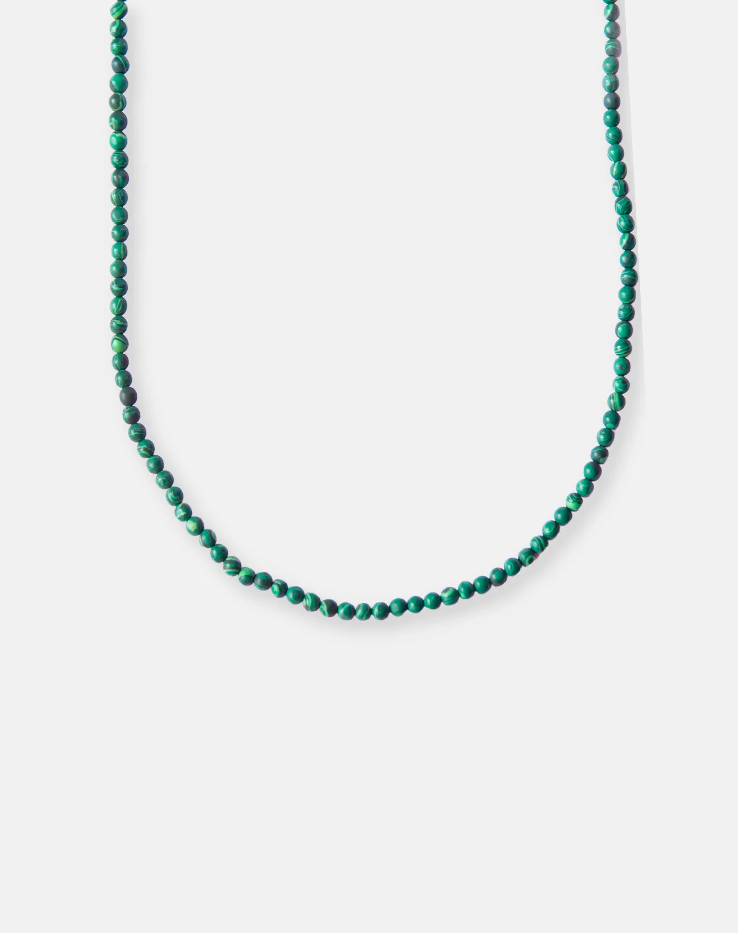 Beaded Malachite Necklace, Taurus