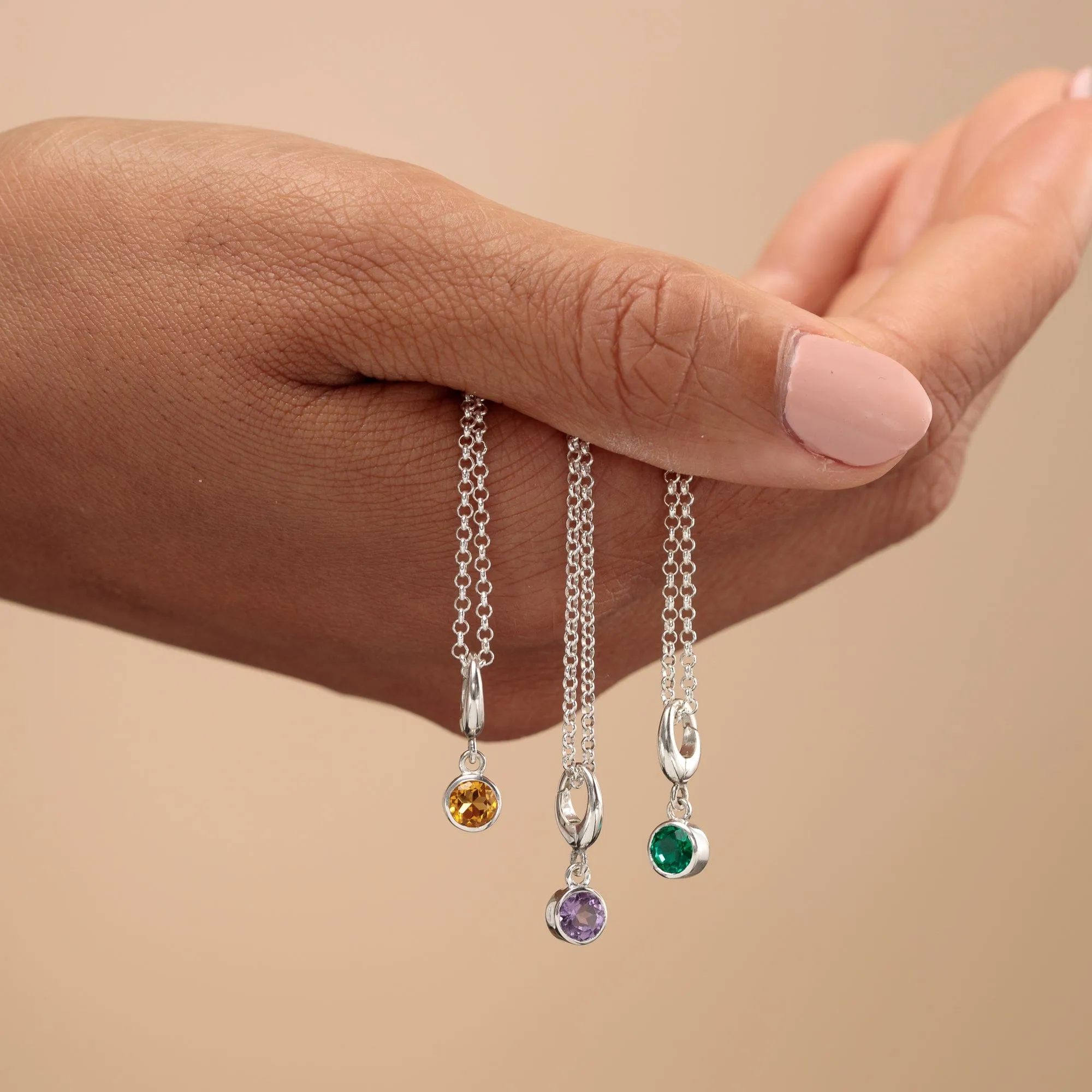 Birthstone Charm Necklace