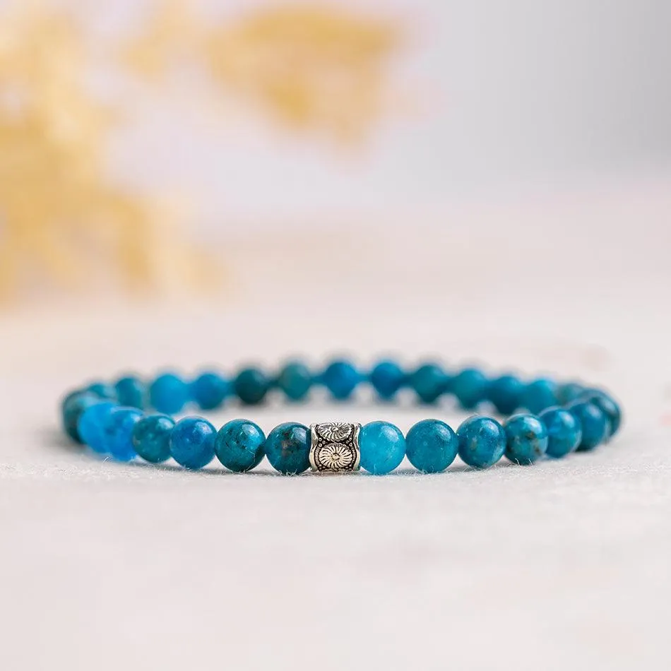 Blue Apatite Bracelet - Ayana Collection