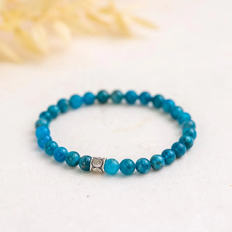 Blue Apatite Bracelet - Ayana Collection