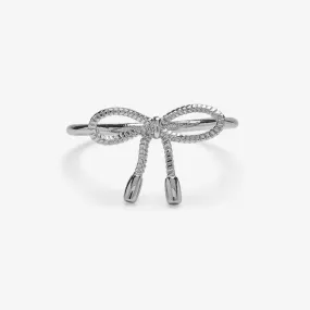 {BOW RING }   Silver