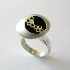 Bubble Along Sterling Silver Ring