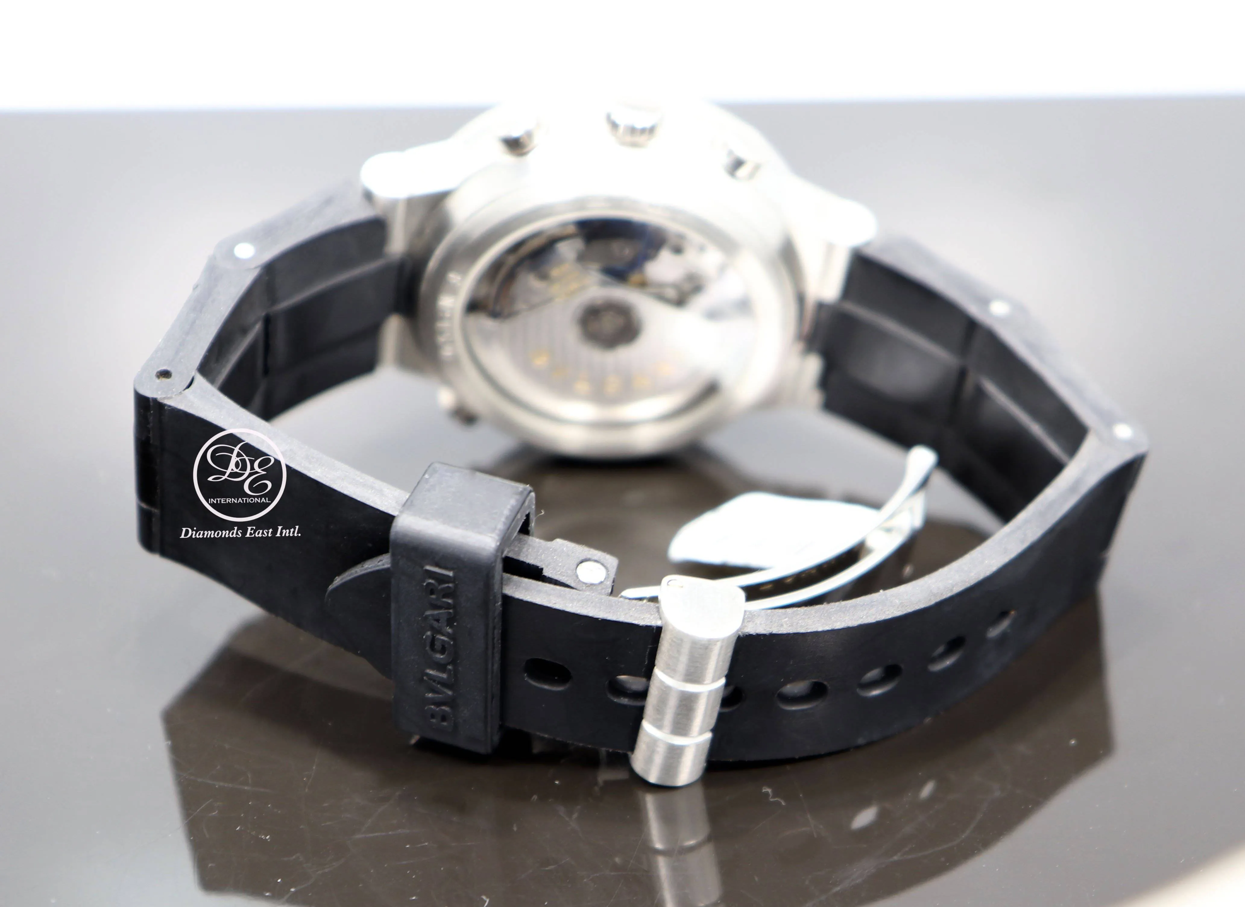 BULGARI Bvlgari Diagono Rattrapante CH40PL in Platinum Chronograph Watch