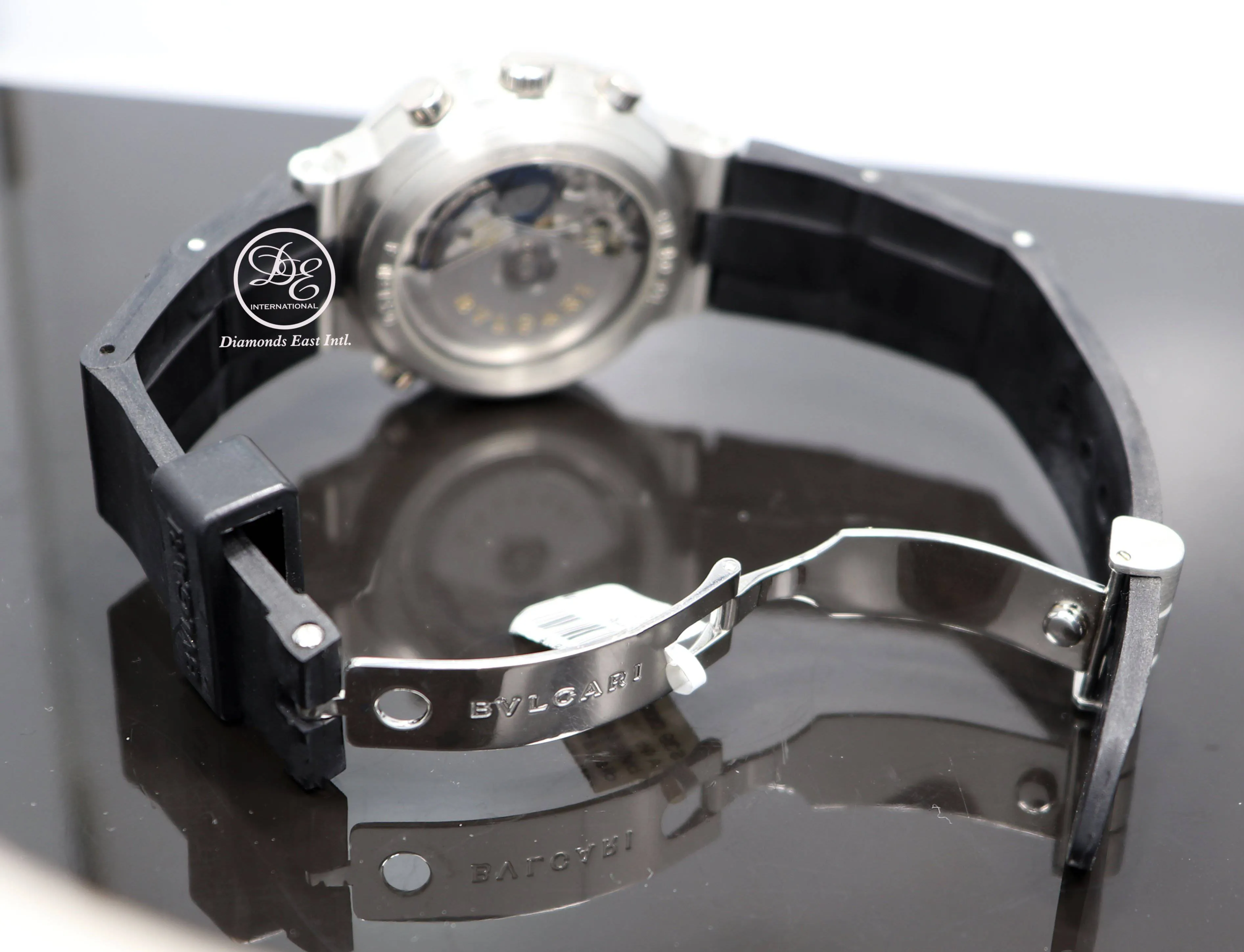 BULGARI Bvlgari Diagono Rattrapante CH40PL in Platinum Chronograph Watch