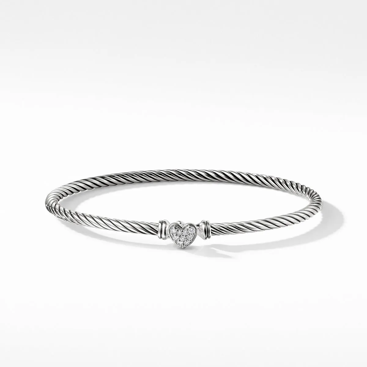 Cable Collectibles Heart Bracelet with Diamonds