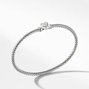 Cable Collectibles Heart Bracelet with Diamonds