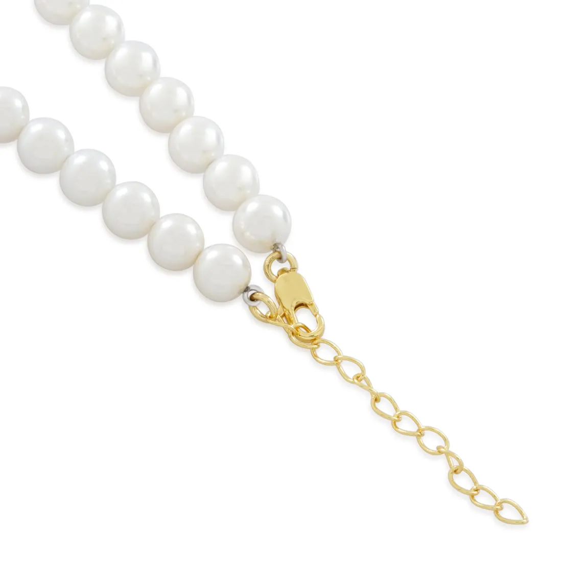 Cannabis Leaf Pearl Necklace