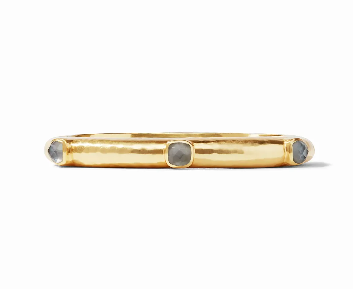 Catalina Hinge Stone Bangle