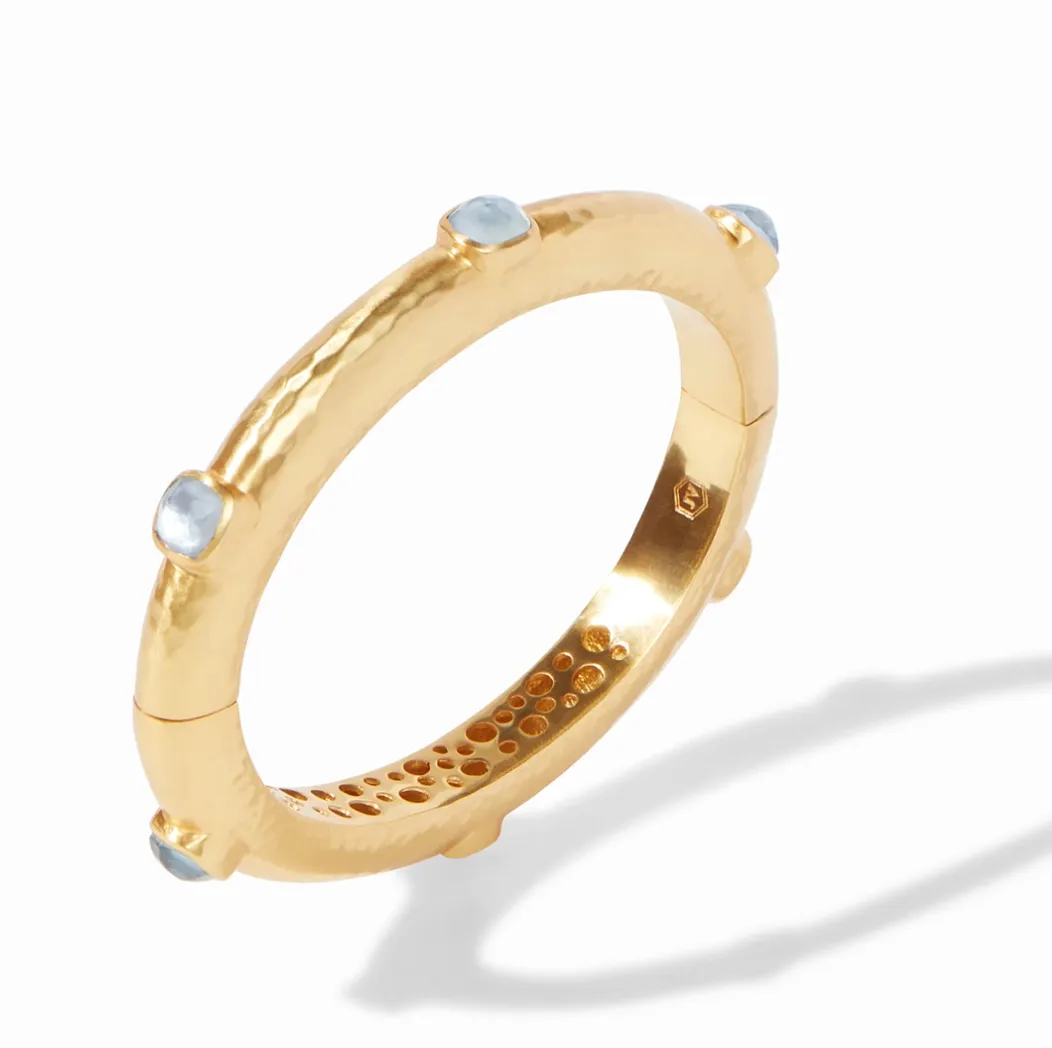 Catalina Hinge Stone Bangle