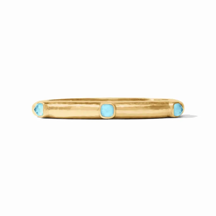 Catalina Hinge Stone Bangle