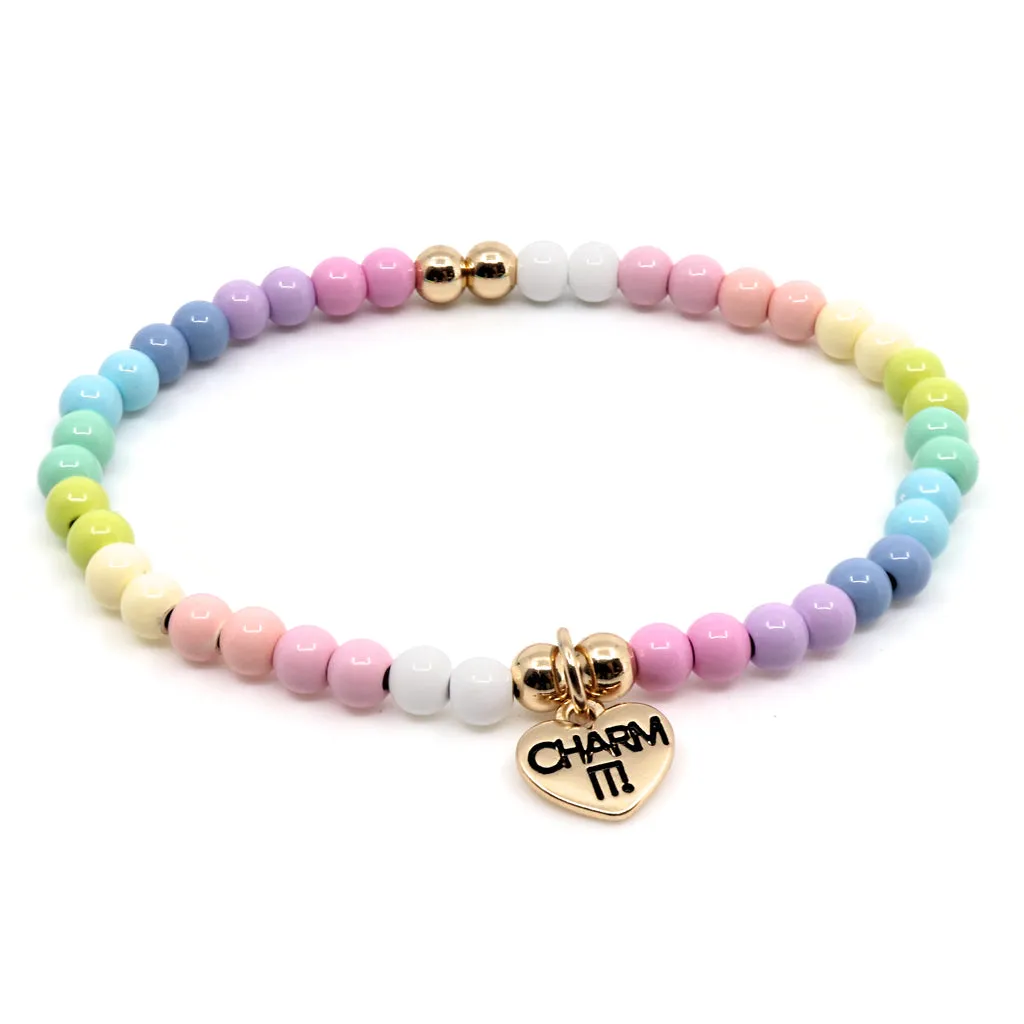 Charm It Stretch Bead Bracelet