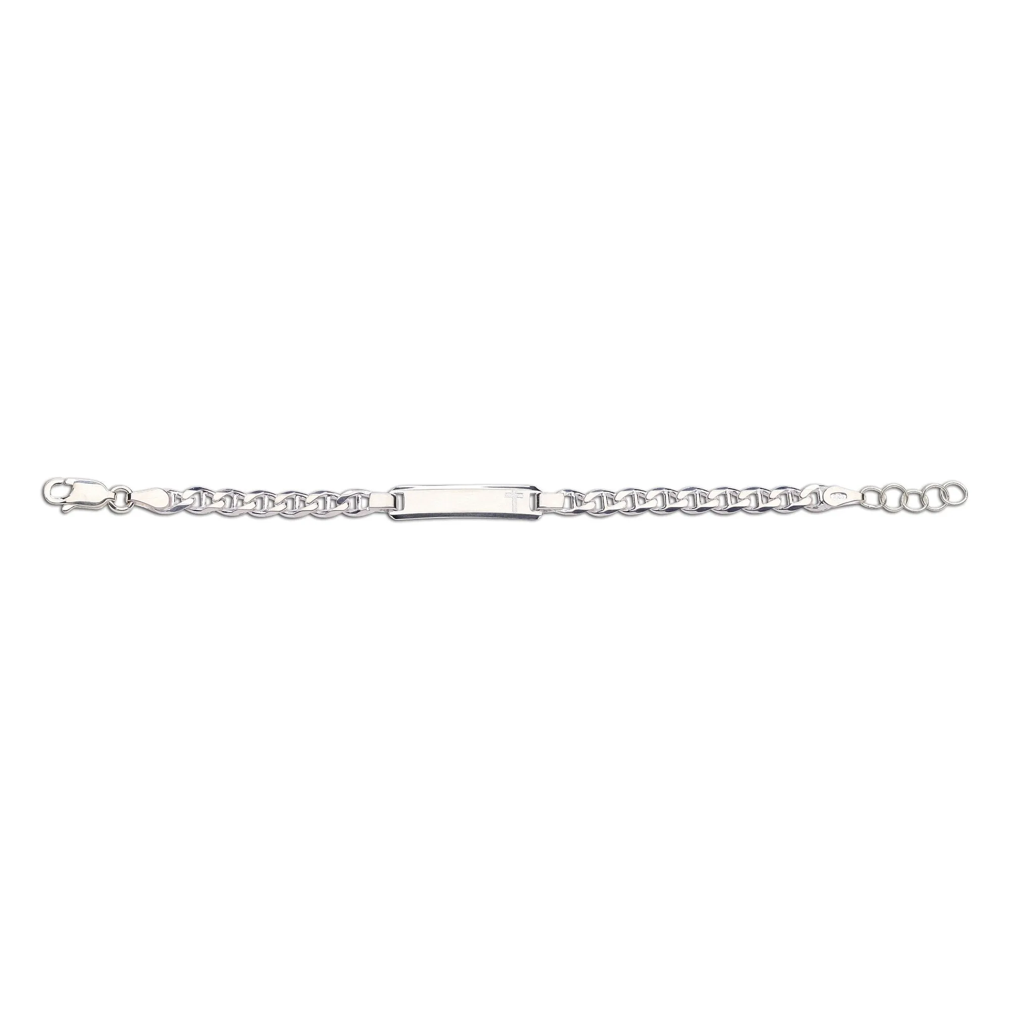 Cherished Moments Sterling Silver Cross I.D. Bracelet