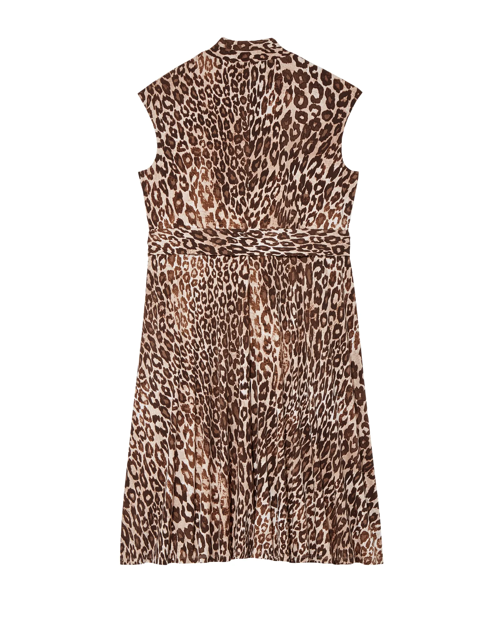 Clayton Wrap Dress | Tan / Brown