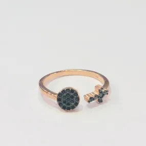 Cross & Eye Ring