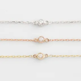 Dahlia Diamond Chain Bracelet