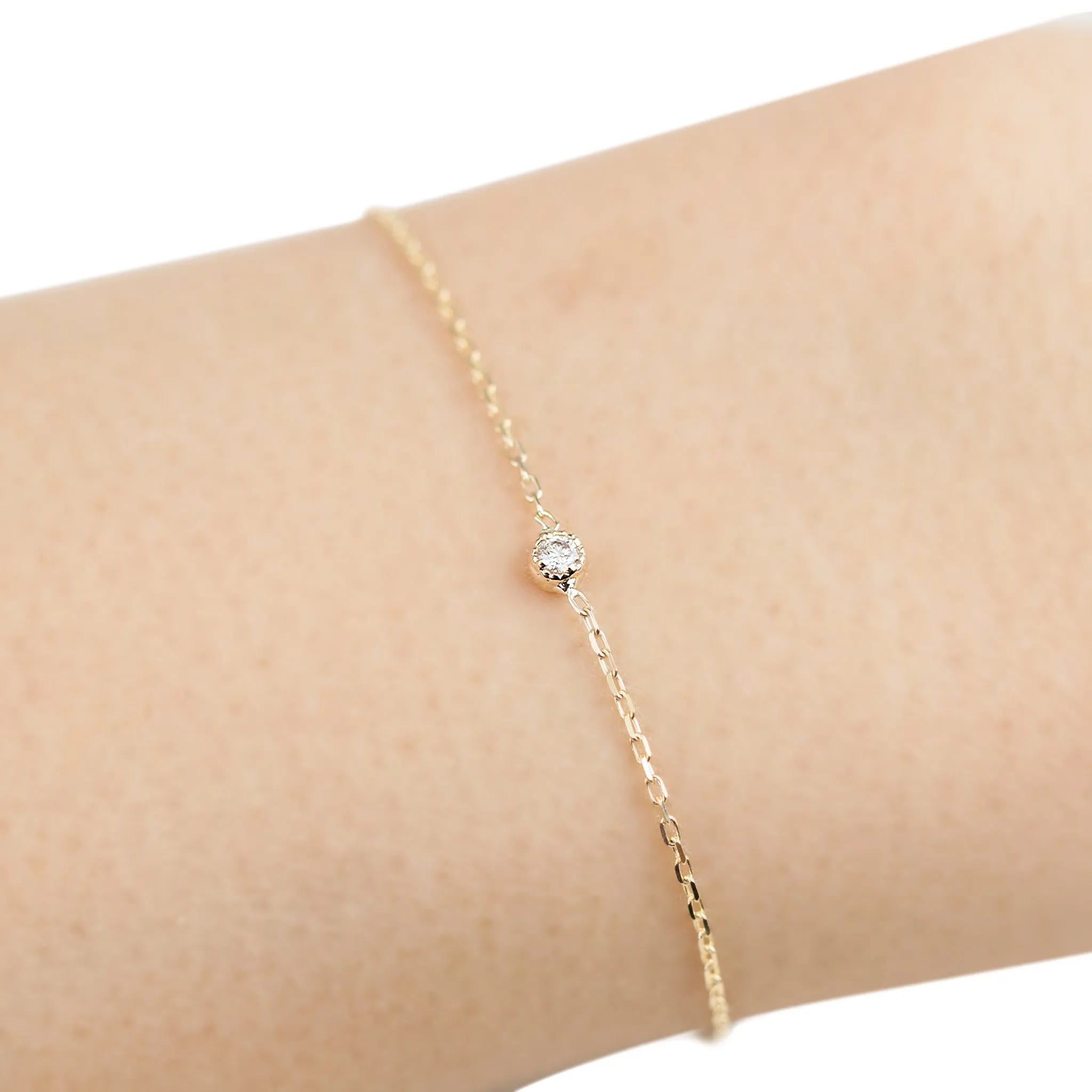 Dahlia Diamond Chain Bracelet