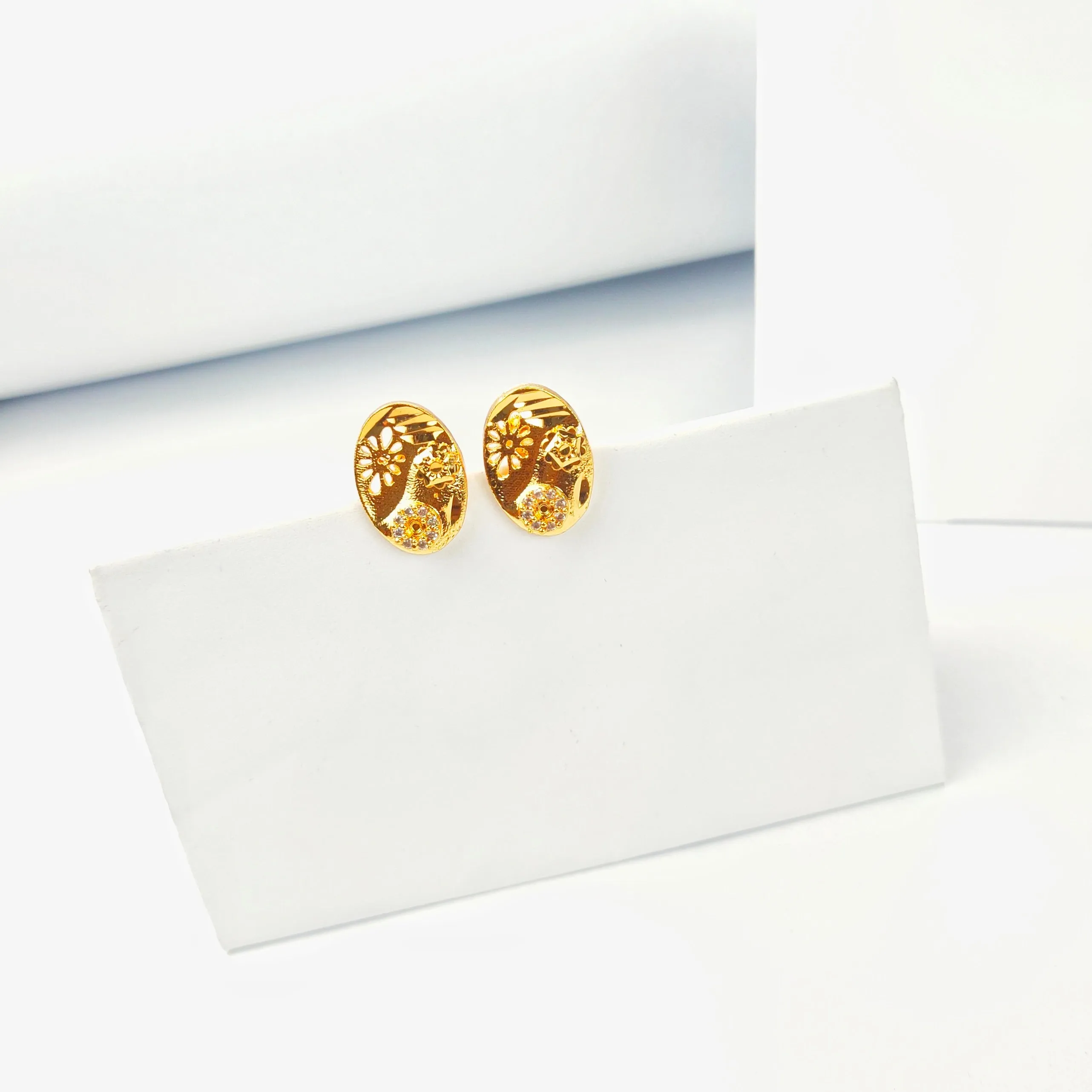 Daily Wear Small One Gram Gold Earrings By Asp Fashion Jewellery