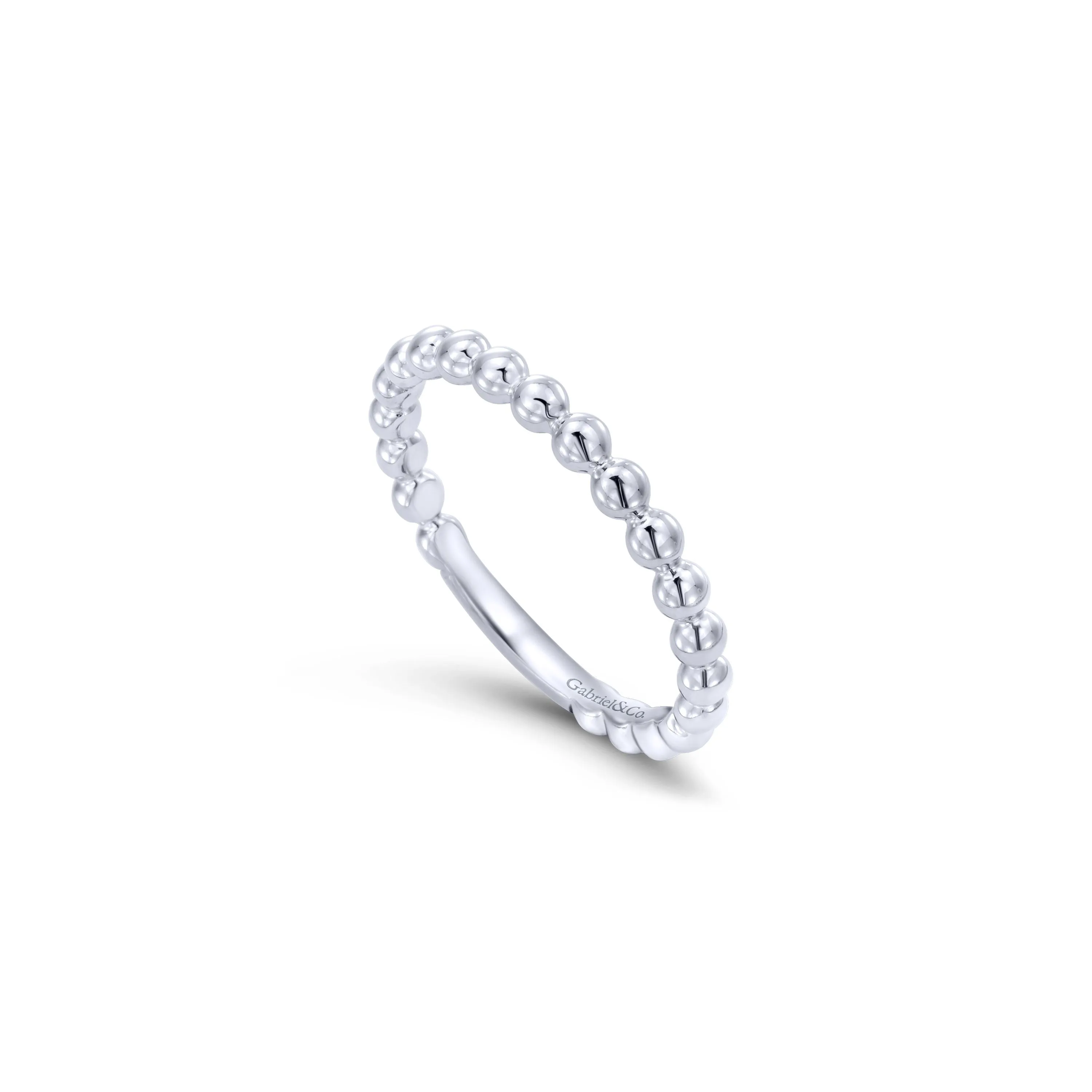 Dainty Stackable Beaded Design Ring