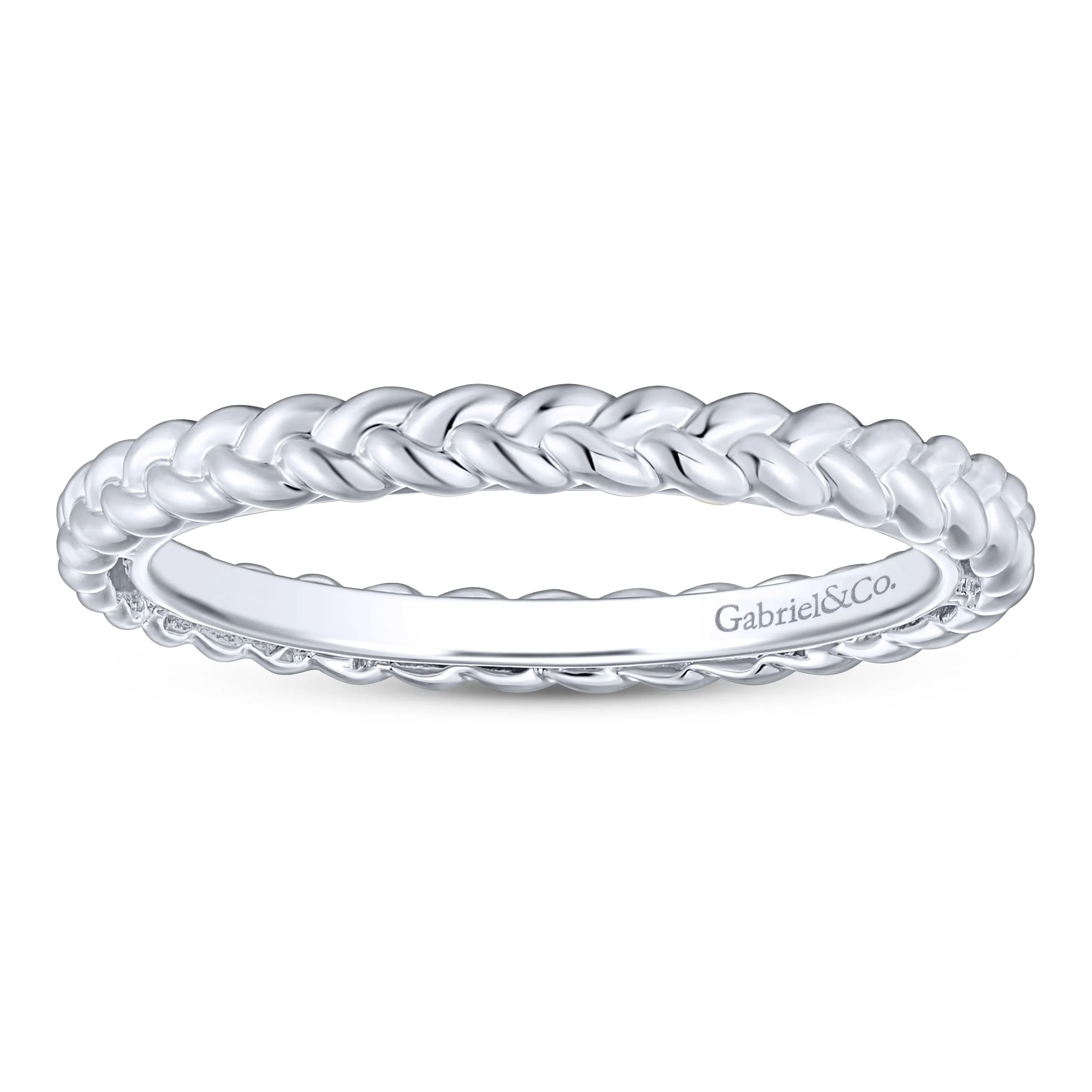 Dainty Stackable Braided Design Band