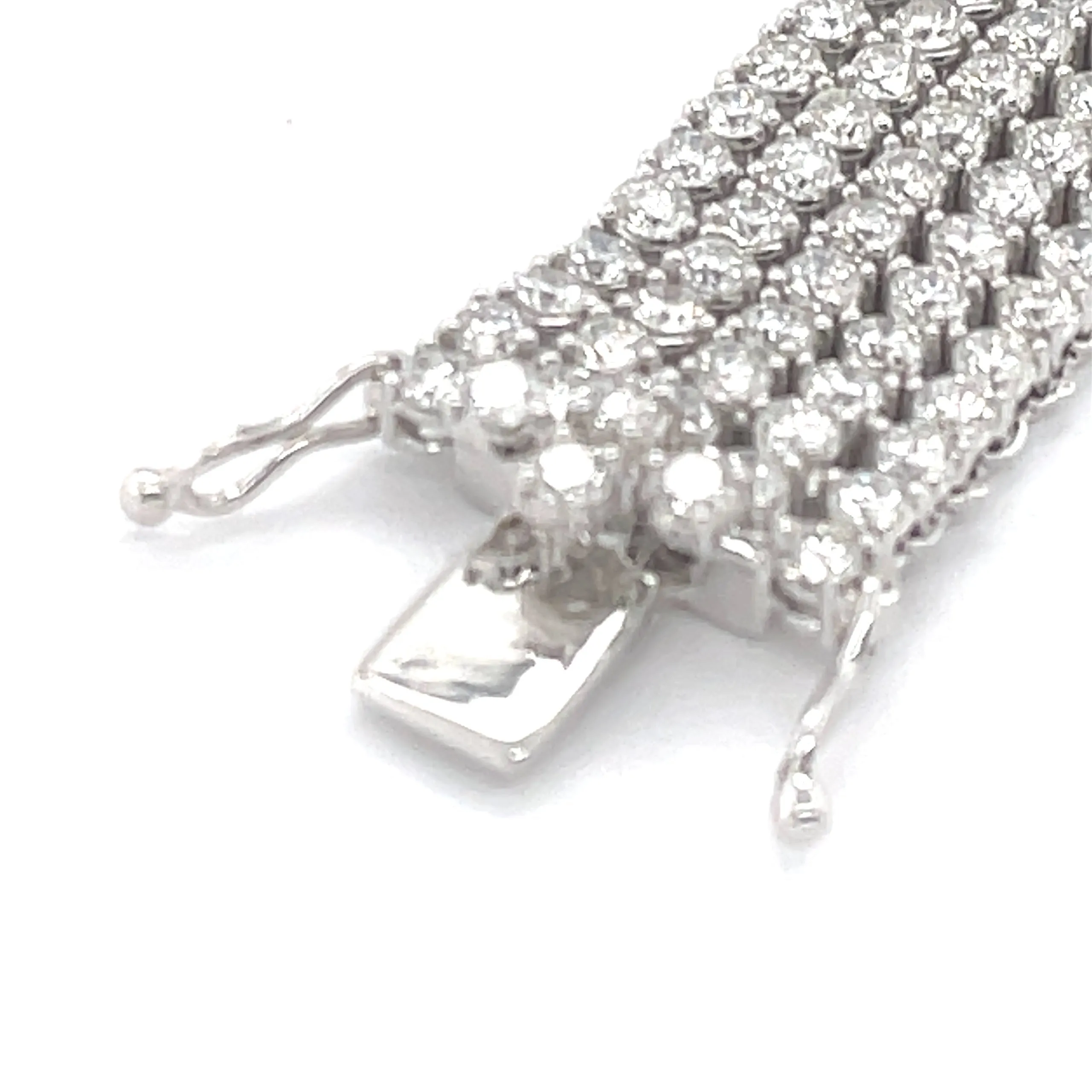 Diamond Five Row Tennis Bracelet