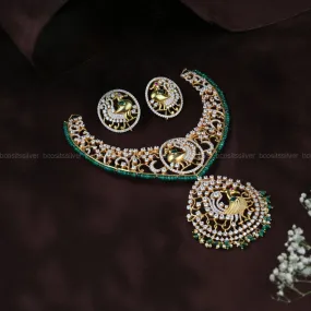 Diamond Look Neckpiece - 800