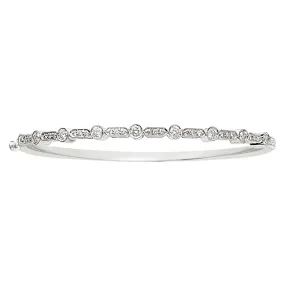 Diamond Pave Bar Bangle