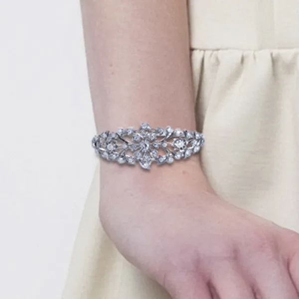 Diamond Spray Bangle Bracelet