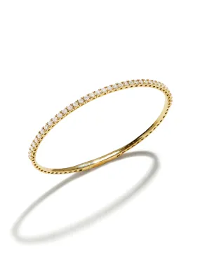 Diamond Yellow Gold Flexible Bracelet