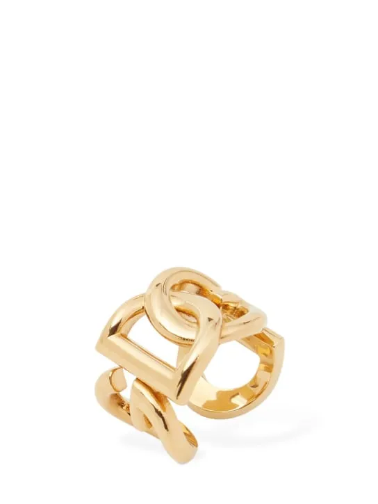 Dolce&amp;Gabbana   DG logo ring 