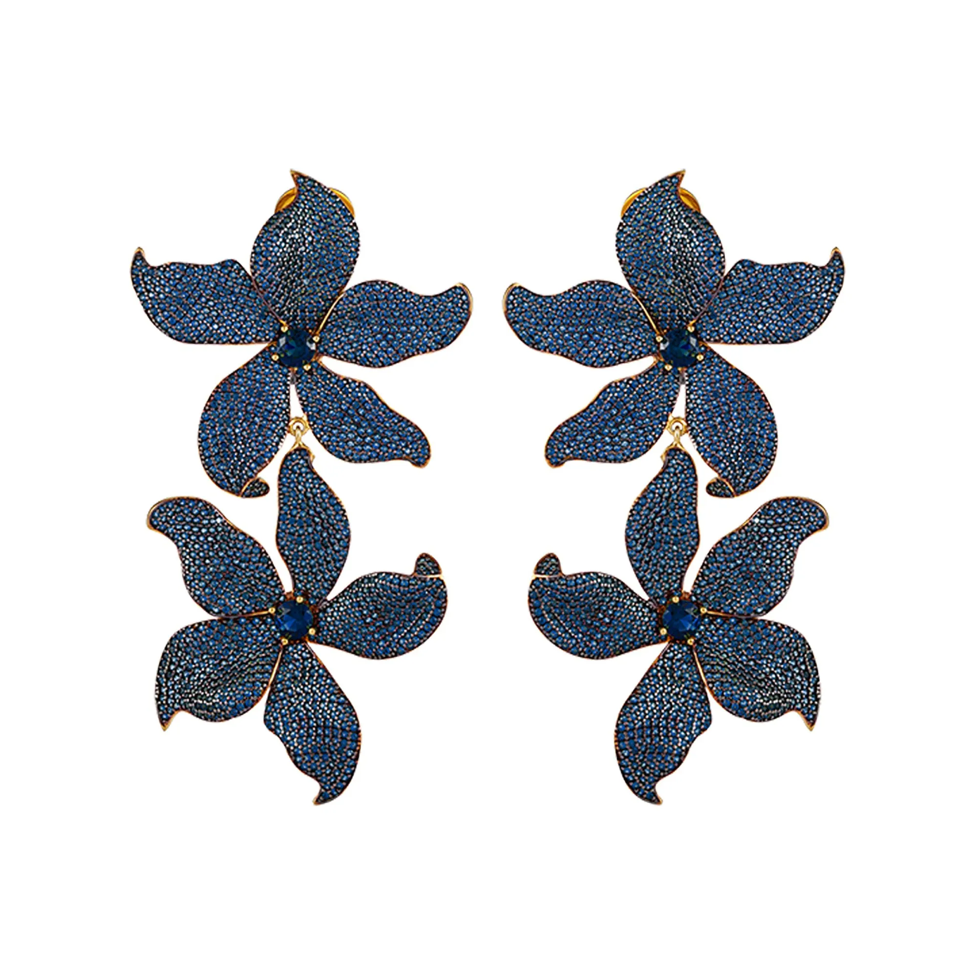 DOUBLE LILIUM EARRINGS