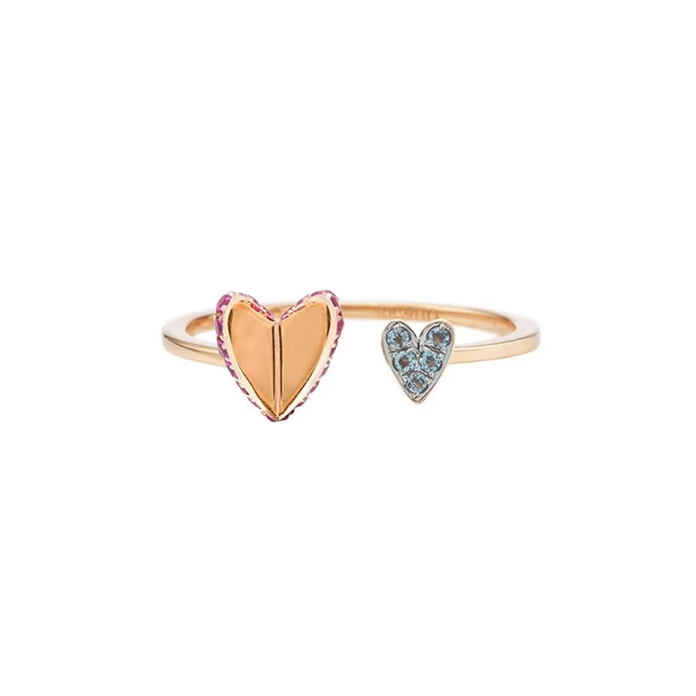 ELEMENTS Flutter Heart Ring