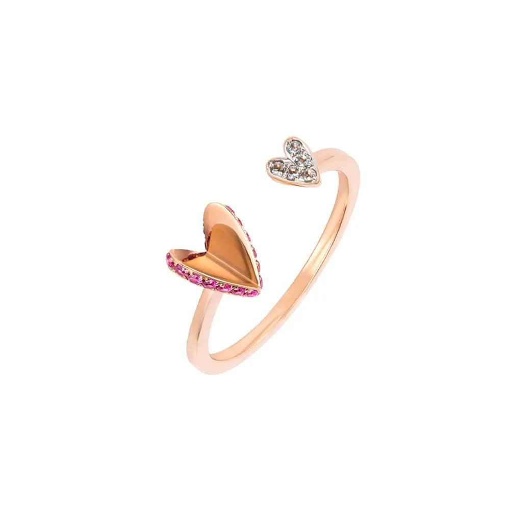 ELEMENTS Flutter Heart Ring