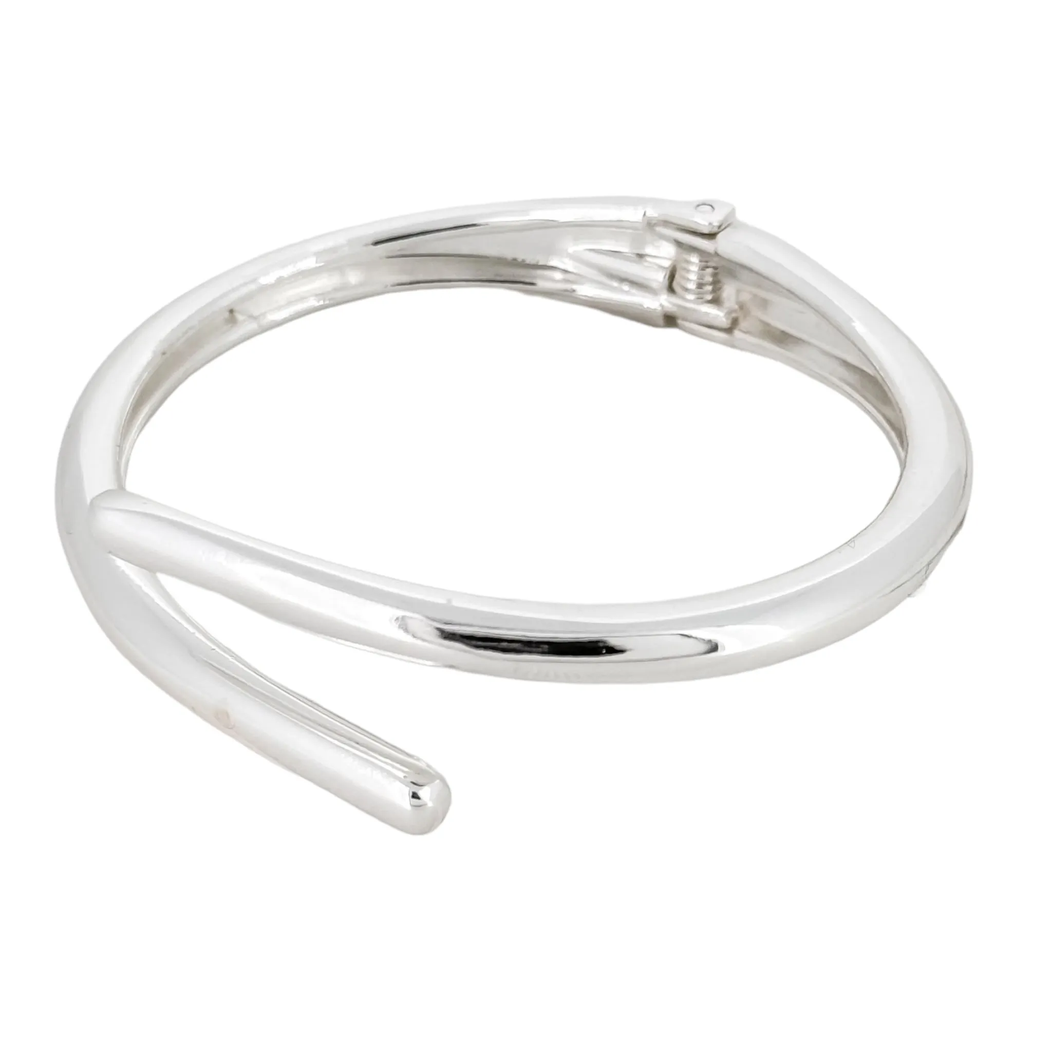 Envy Hinged Bangle Silver