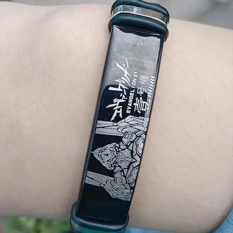 EVANGELION EVA-01 Shinji Rei Titanium Steel Anime Bracelet