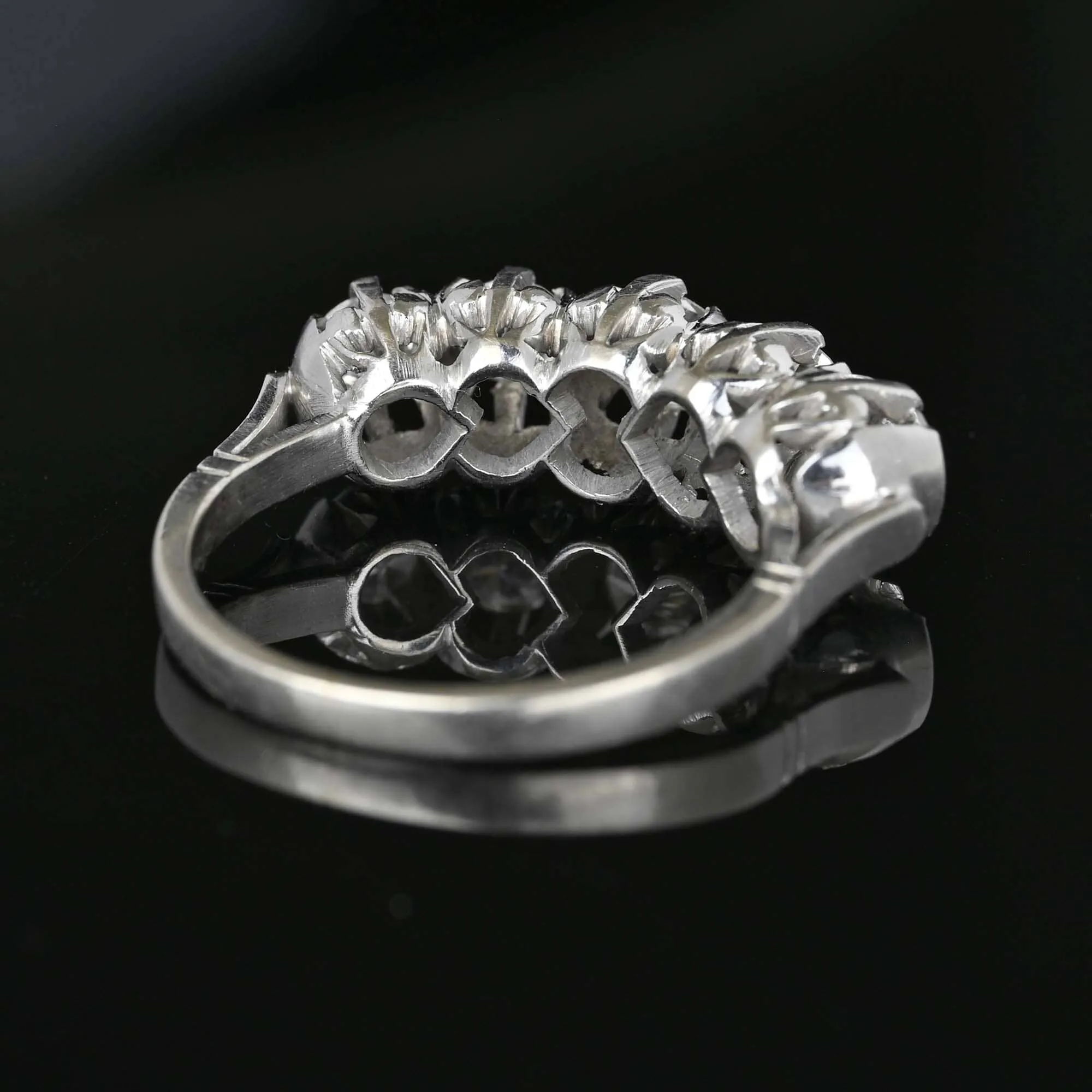 Exquisite Five Stone Platinum 1.25 Carat Diamond Ring