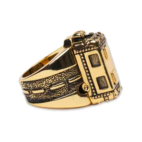 FAKE GOLD TRAILER RING