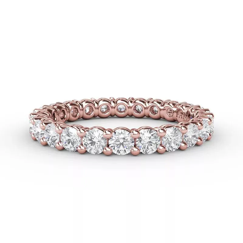 Fana Chunky Shared Prong Eternity Band 6113