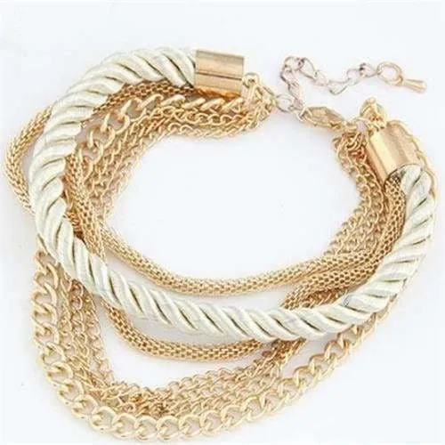 Fashionable Rope Chain Decoration Bracelet