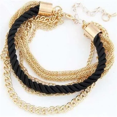 Fashionable Rope Chain Decoration Bracelet