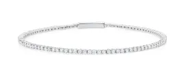 Flex CZ Tennis Bangle Bracelet